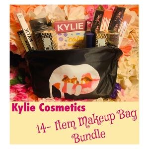 Kylie Cosmetics 14- Item Makeup Bundle Lot